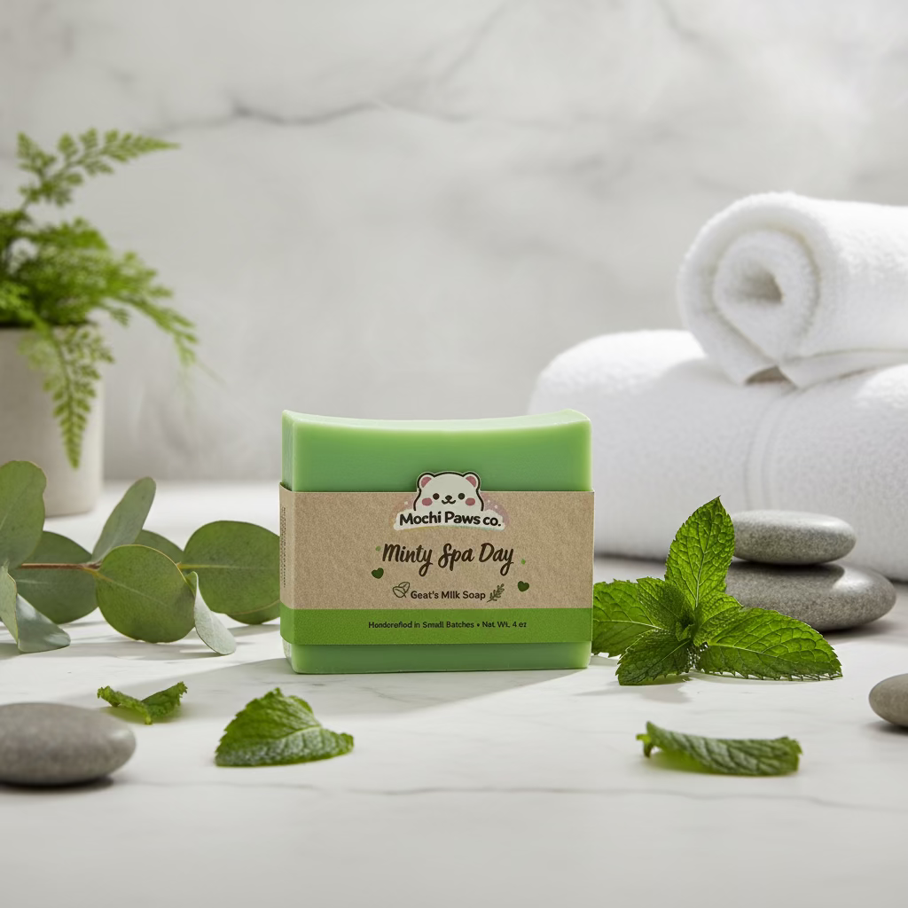 Minty Spa Day Goats Milk Soap