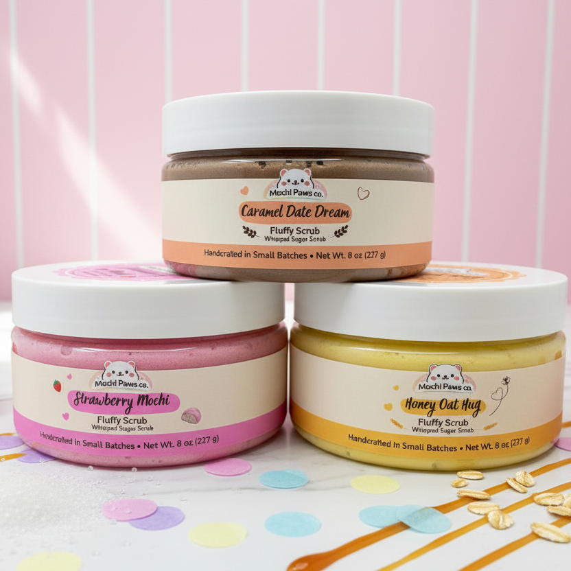 🍓 Whipped Sugar Scrubs (Fluffy Scrubs)