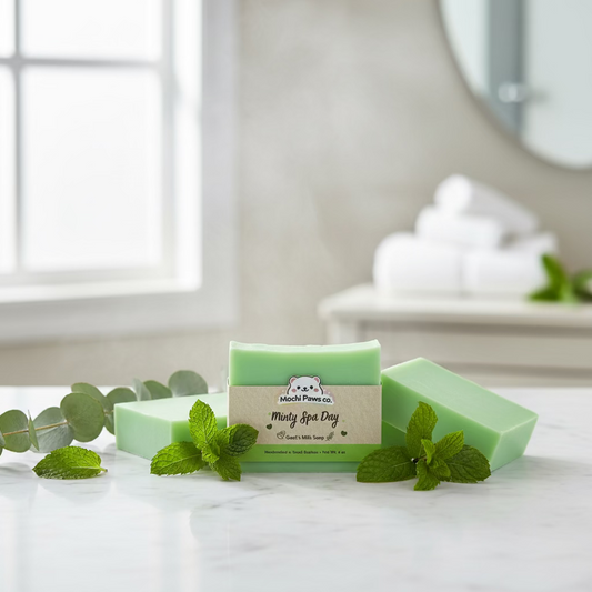 Minty Spa Day Goats Milk Soap￼