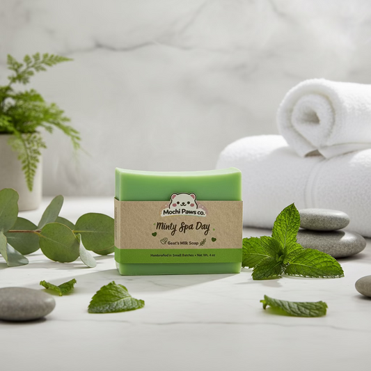 Minty Spa Day Goats Milk Soap￼